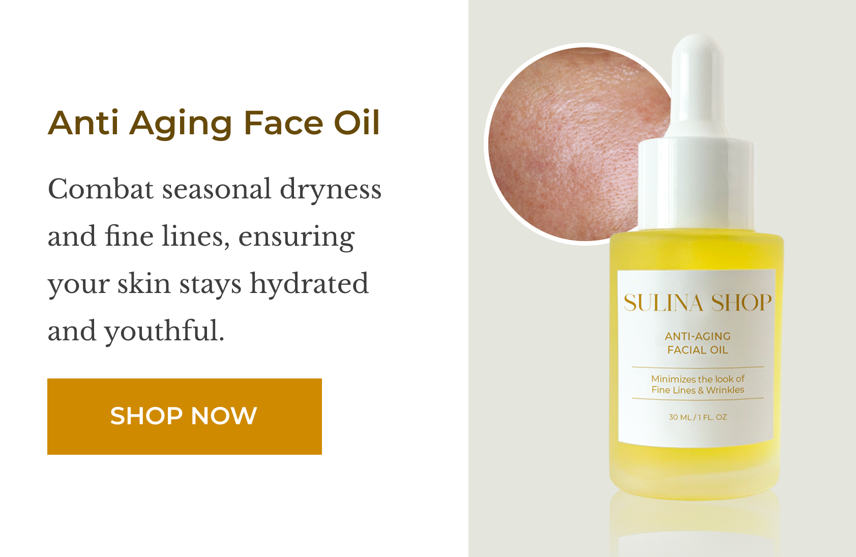 Anti aging face oil 