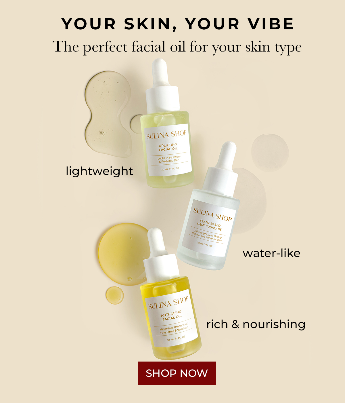 The perfect facial oil for your skin