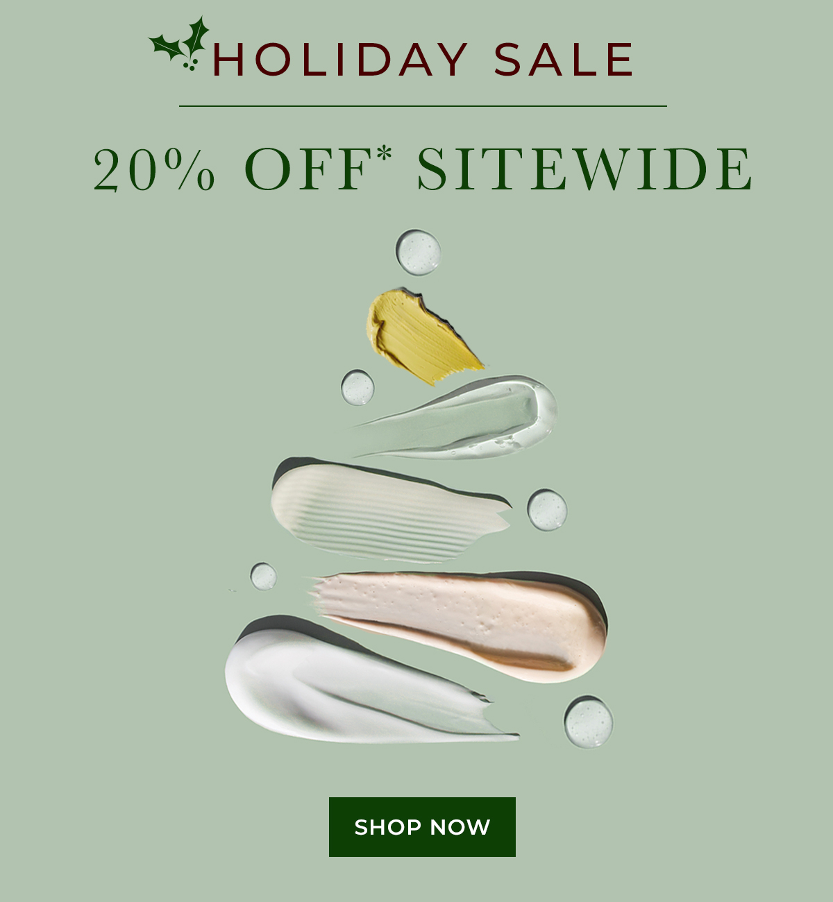 20% OFF SITEWIDE* 