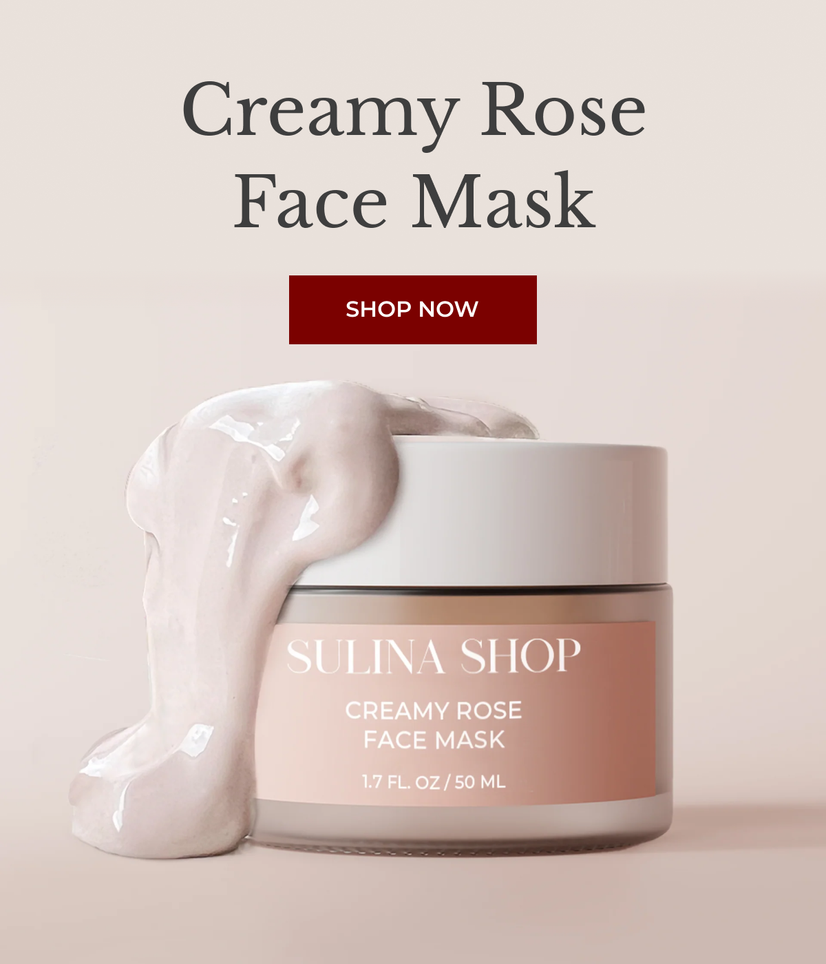 Creamy Rose Face Mask 