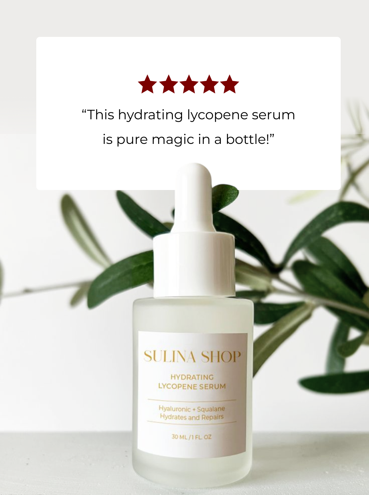  “This hydrating lycopene serum is pure magic in a bottle!”